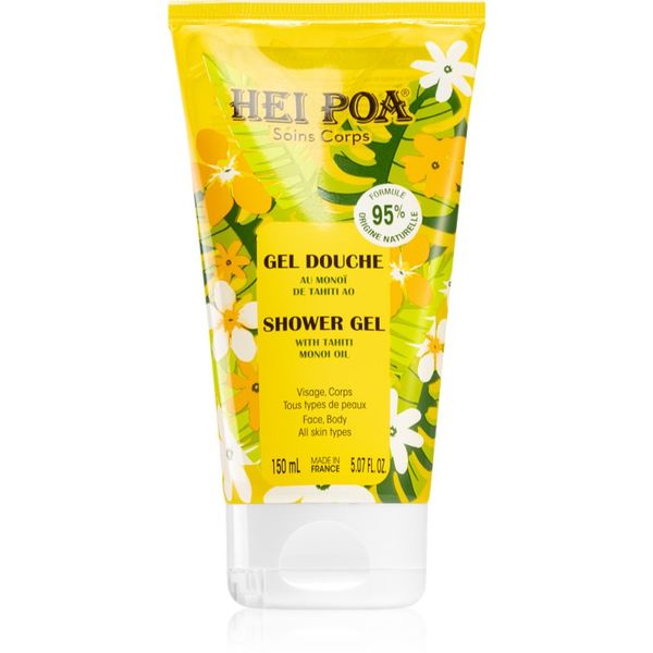 Hei Poa Hei Poa Tahiti Monoi Oil Tahiti Monoi Oil njegujući gel za tuširanje za lice i tijelo 150 ml
