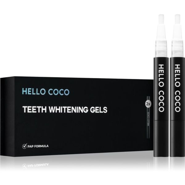 Hello Coco Hello Coco PAP+ Teeth Whitening Gels zamjensko punjenje s izbjeljivajućim učinkom 2 kom