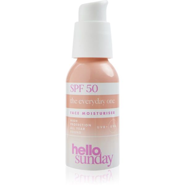 hello sunday hello sunday the everyday one SPF 50 krema za sunčanje za lice 50 ml