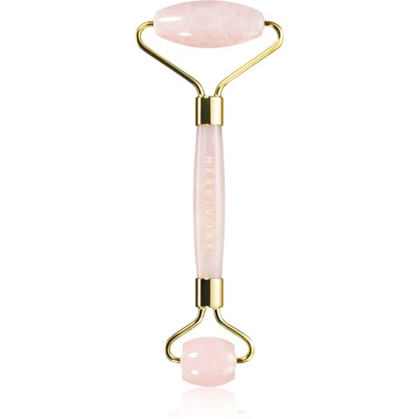 Herbivore Herbivore Rose Quartz valjak za masažu za lice 1 kom