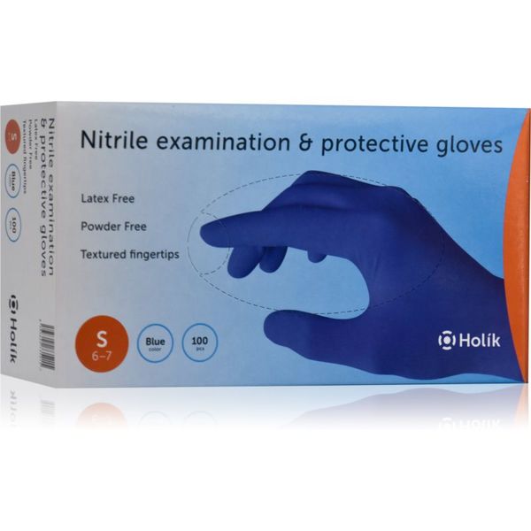 Holík Holík Nitril Blue nitrilne rukavice bez pudera veličina S 2x50 kom