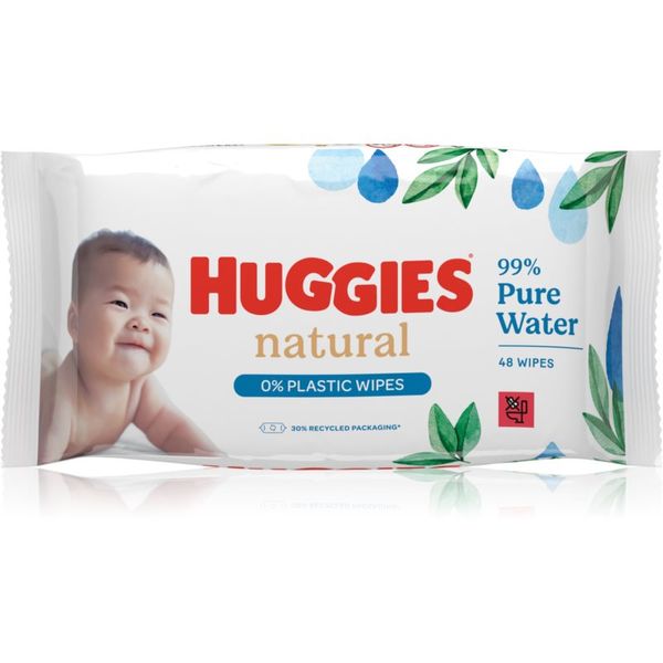 Huggies Huggies Natural Pure Water vlažne maramice za djecu 48 kom