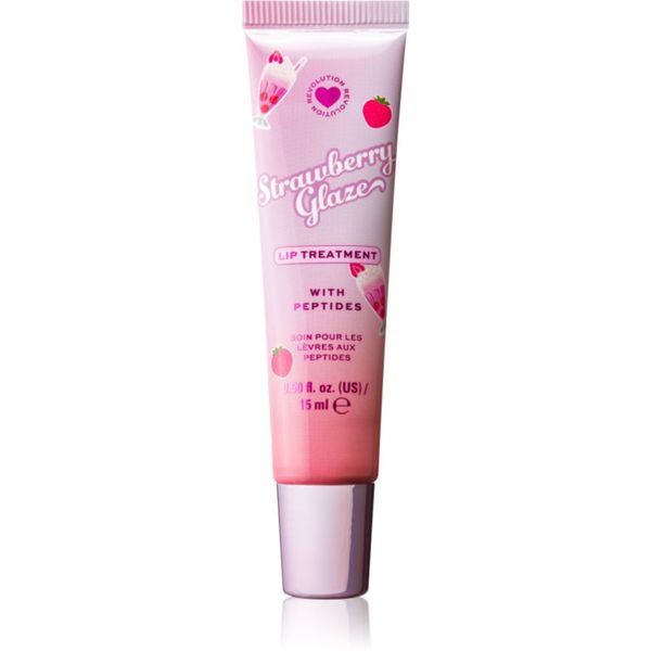 I Heart Revolution I Heart Revolution Milkshake Strawberry Glaze balzam za usne za njegu i savršen izgled s peptidima 9 ml
