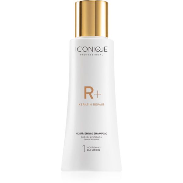 ICONIQUE Professional ICONIQUE Professional R+ Keratin repair Nourishing shampoo obnavljajući šampon s keratinom za suhu i oštećenu kosu 100 ml