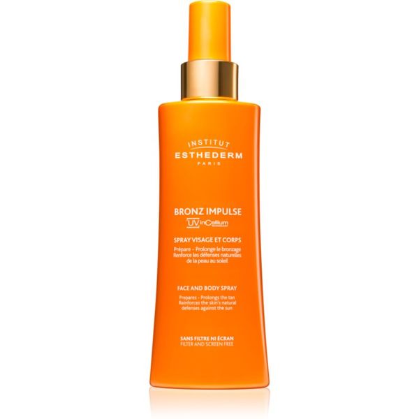 Institut Esthederm Institut Esthederm Bronz Impulse emulzija u spreju za lice i tijelo za brže i dugotrajnije sunčanje 150 ml