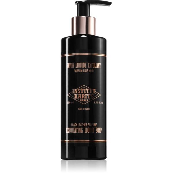 Institut Karité Paris Institut Karité Paris Black Leather Exfoliating Liquid Soap eksfolijacijski tekući sapun 250 ml