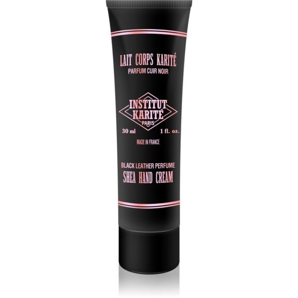 Institut Karité Paris Institut Karité Paris Black Leather Shea Hand Cream zaštitna krema za ruke 30 ml