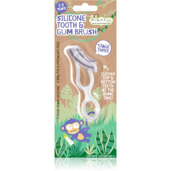 Jack N’ Jill Jack N’ Jill Silicone dječja četkica za zube i desni soft 1 kom