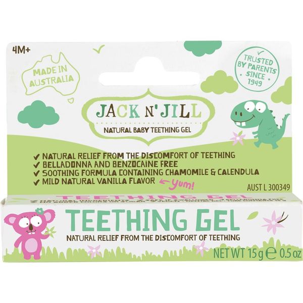 Jack N’ Jill Jack N’ Jill Teething Gel umirujući gel za izbijanje zubića 4m+ 15 g
