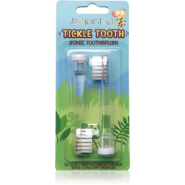 Jack N’ Jill Jack N’ Jill Tickle Tooth zamjenske glave za zubnu četkicu Tickle Tooth 2 kom