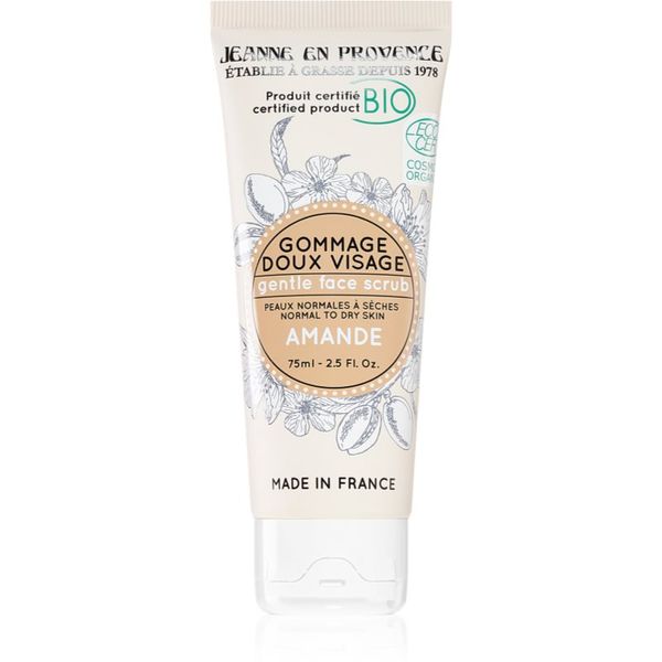 Jeanne en Provence Jeanne en Provence BIO Almond nježni piling od badema BIO kvalitete za žene 75 ml