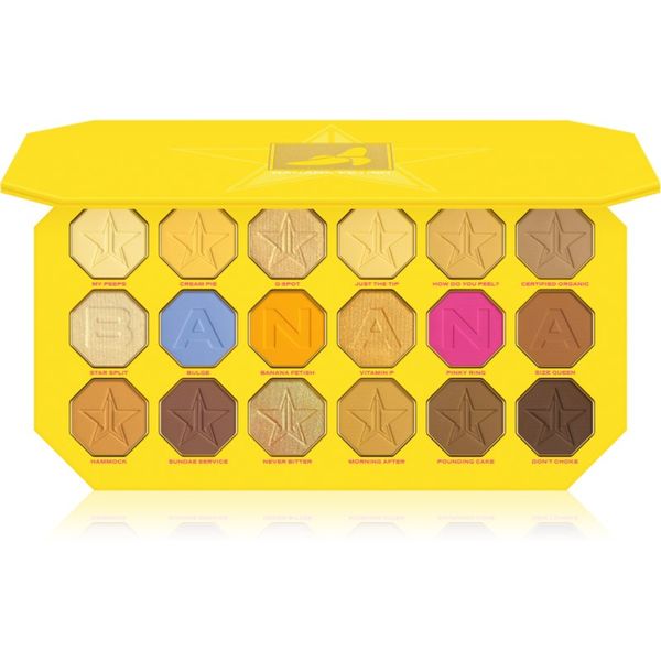 Jeffree Star Cosmetics Jeffree Star Cosmetics Banana Fetish paleta sjenila za oči 18x1,5 g