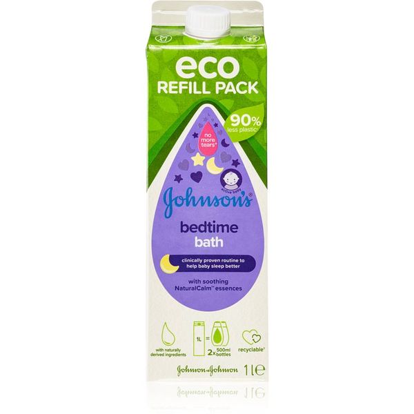 Johnson's® Johnson's® Bedtime emulzija za kupku za djecu zamjensko punjenje 1000 ml