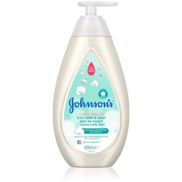 Johnson's® Johnson's® Cottontouch kupka s mjehurićima i gel za kupanje 2 u 1 za djecu 500 ml