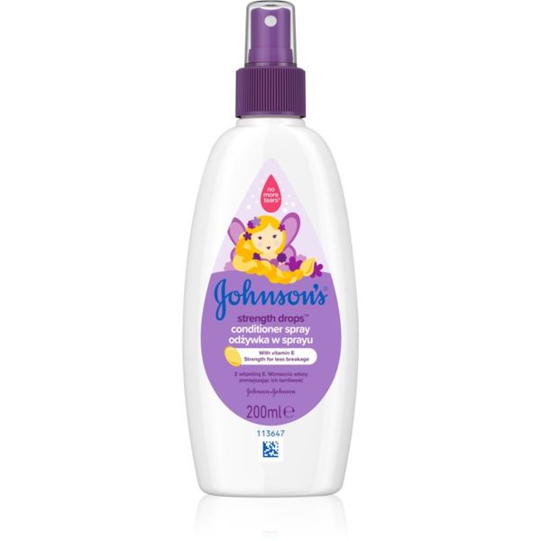 Johnson's® Johnson's® Strenght Drops regenerator za učvršćivanje za djecu u spreju 200 ml