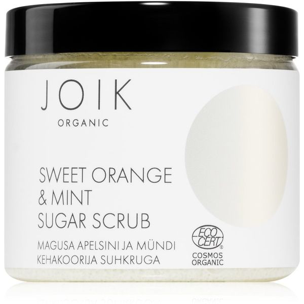JOIK Organic JOIK Organic Body Scrub Sweet Orange & Mint šećerni peeling za tijelo 210 g