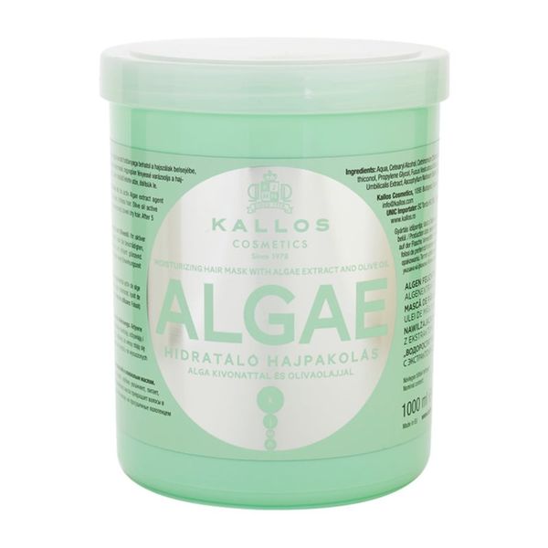 Kallos Kallos Algae hidratantna maska s ekstraktom algi i maslinovim uljem 1000 ml