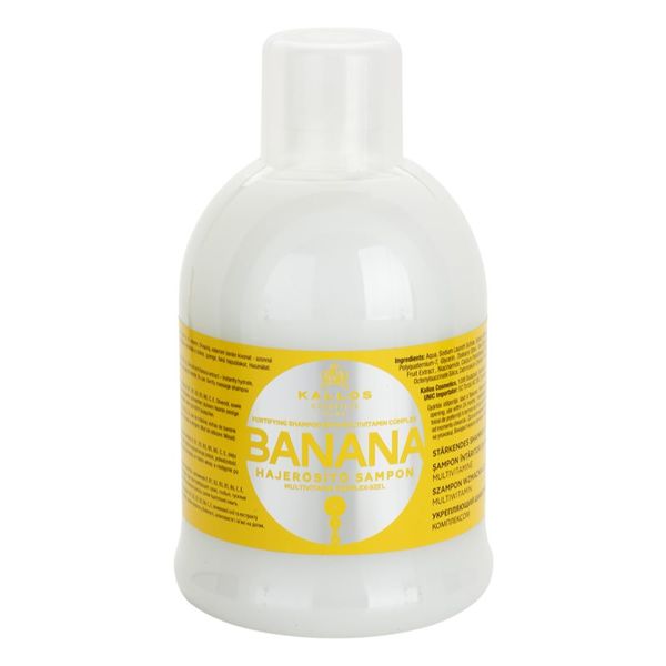 Kallos Kallos Banana šampon za učvršćivanje s multivitamin kompleskom 1000 ml