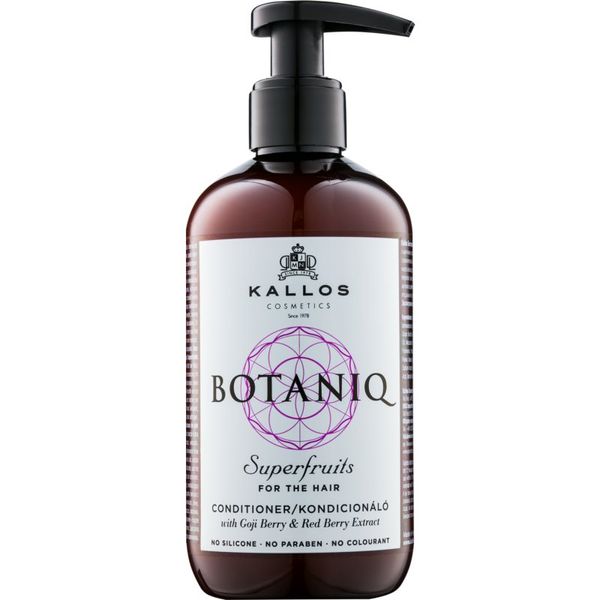 Kallos Kallos Botaniq Superfruits regenerator za jačanje s biljnim ekstraktima bez sulfata i parabena 300 ml