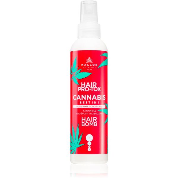 Kallos Kallos Hair Pro-Tox Cannabis regenerator u spreju bez ispiranja s uljem kanabisa 200 ml