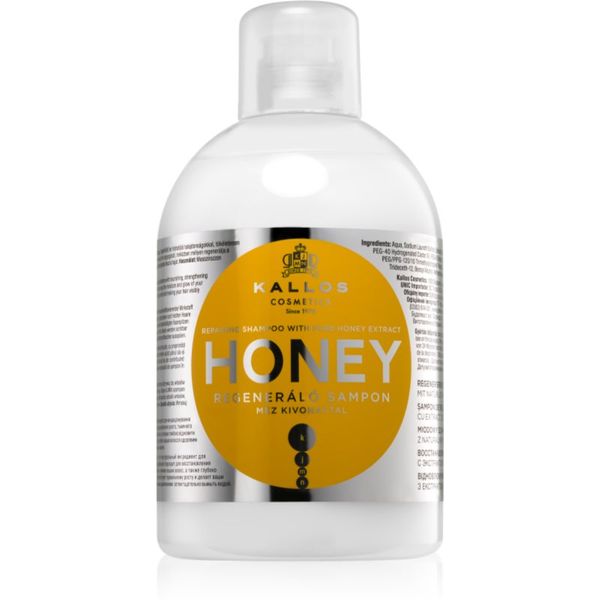 Kallos Kallos Honey hidratantni i revitalizirajući šampon za suhu i oštećenu kosu 1000 ml