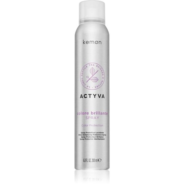 Kemon Kemon Actyva Colore Brillante termozaštitni sprej za oblikovanje kose glačalom ili uvijačem 200 ml