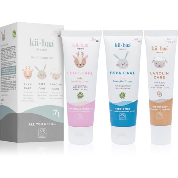 kii-baa® organic kii-baa® organic Baby Baby Cream Set poklon set (za djecu od rođenja)