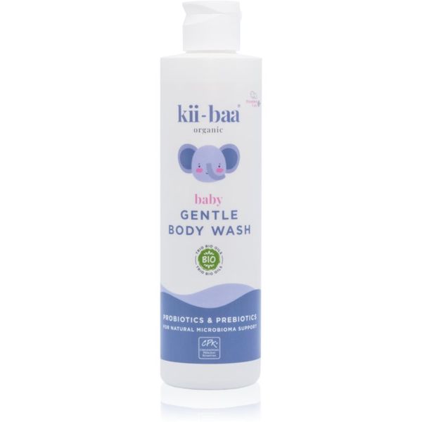 kii-baa® organic kii-baa® organic Baby Gentle Body Wash emulzija za čišćenje sadrži pro i prebiotike za djecu od rođenja 250 ml