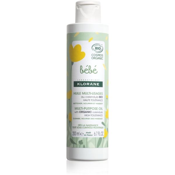 Klorane Klorane Bébé Multi-Purpose Oil hranjivo ulje za tijelo za dječju kožu 200 ml