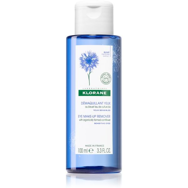 Klorane Klorane Cornflower nježno sredstvo za uklanjanje make-upa oko očiju za osjetljive oči 100 ml