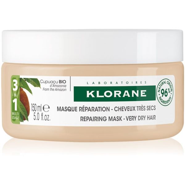 Klorane Klorane Cupuaçu Bio Bio regenerirajuća maska za kosu za izrazito suhu kosu 150 ml