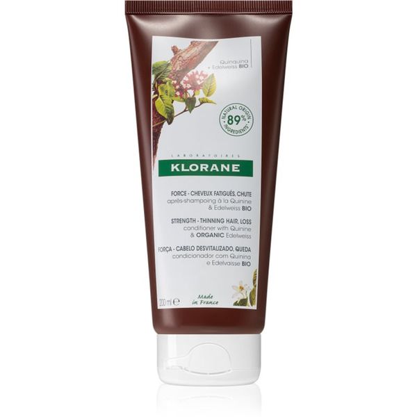 Klorane Klorane Quinine & Edelweiss Bio balzam za jačanje oslabljene kose s tendencijom opadanja 200 ml