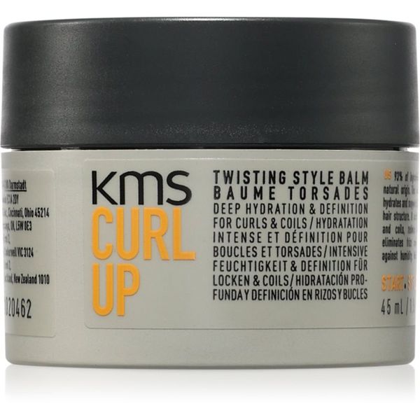 KMS KMS Curl Up Twisting Style Balm krema za stiliziranje za valovitu i kovrčavu kosu 45 ml