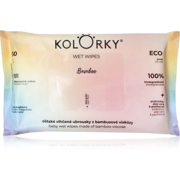 Kolorky Kolorky Wet Wipes Bamboo vlažne maramice za djecu 60 kom