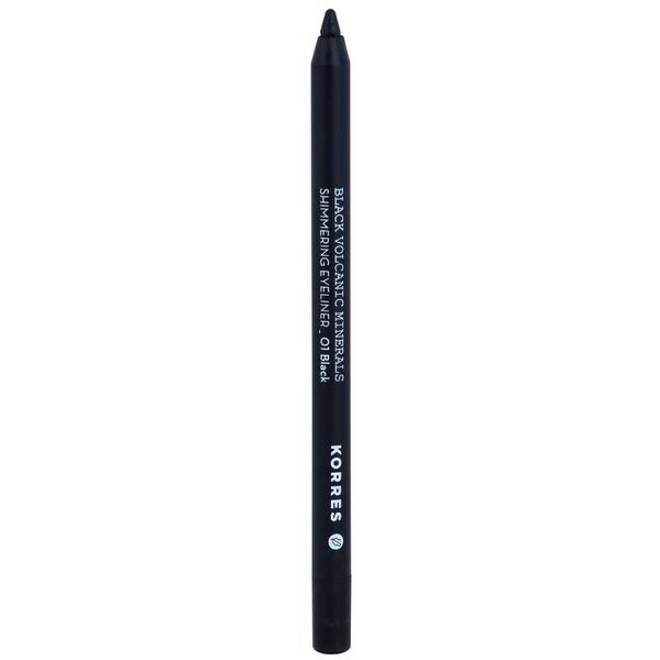 Korres Korres Black Volcanic Minerals olovka za oči nijansa 01 Black 1.14 g
