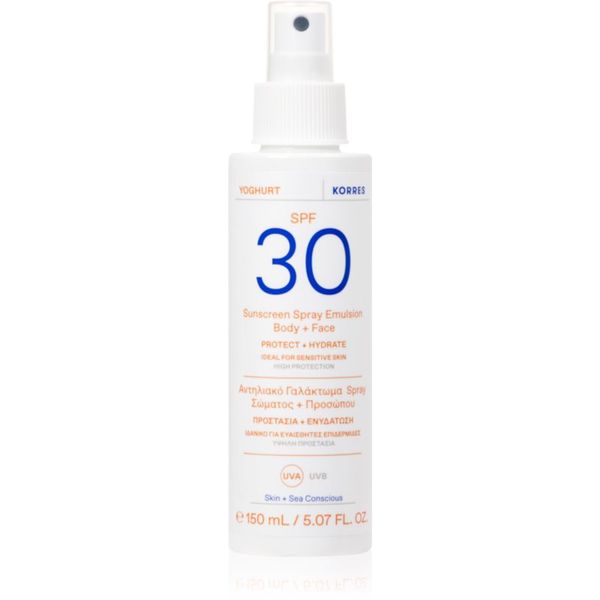 Korres Korres Yoghurt mlijeko za sunčanje u spreju SPF 30 150 ml