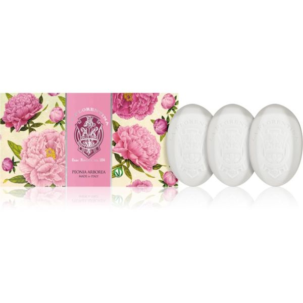 La Florentina La Florentina Arboreal Peony Hand Soap set sapuna božur 3x150 g