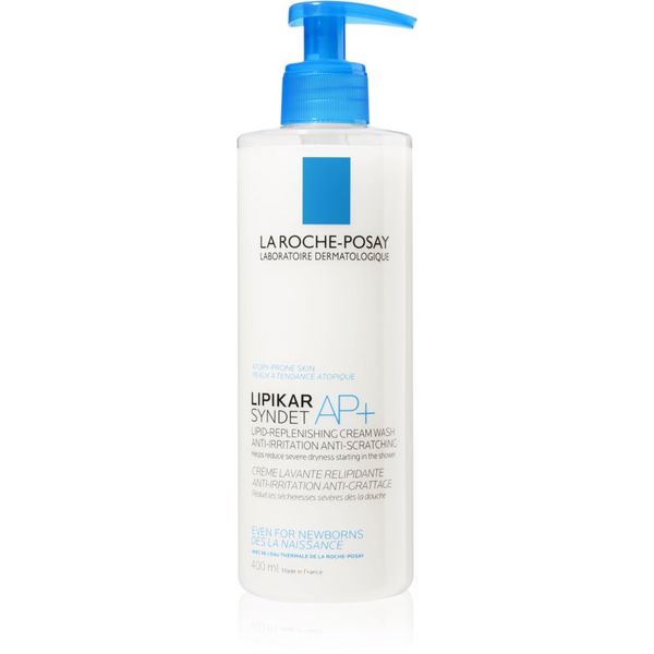 La Roche-Posay La Roche-Posay Lipikar Syndet AP+ kremasti gel za čišćenje protiv iritacije i svrbeži kože 400 ml