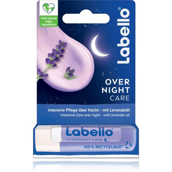 Labello Labello Over Night Care regenerirajući balzam za usne s lavandom 4.8 g
