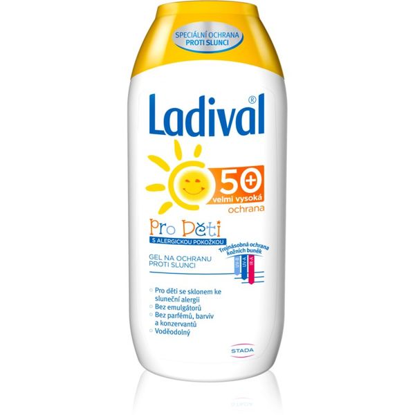 Ladival Ladival Kids zaštitni kremasti gel za sunčanje, za kožu alergičnu na sunce SPF 50+ 200 ml