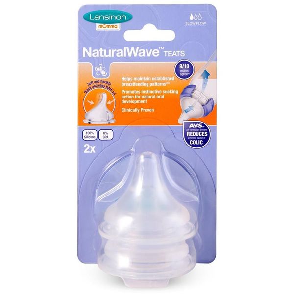 Lansinoh Lansinoh NaturalWave sisač za bočicu Slow 2 kom