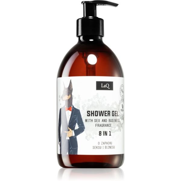 LaQ LaQ Doberman svježi gel za tuširanje 8 u 1 500 ml