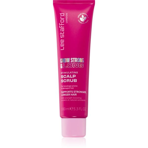 Lee Stafford Lee Stafford Grow Strong & Long Stimulating Scapl Scrub piling za vlasište veganski proizvod 100 ml