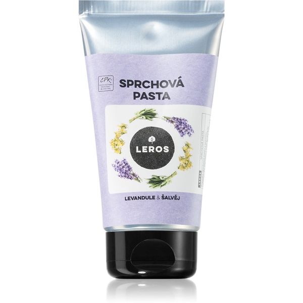 Leros Leros Shower paste lavender & sage balzam za tuširanje s hidratantnim učinkom 130 ml