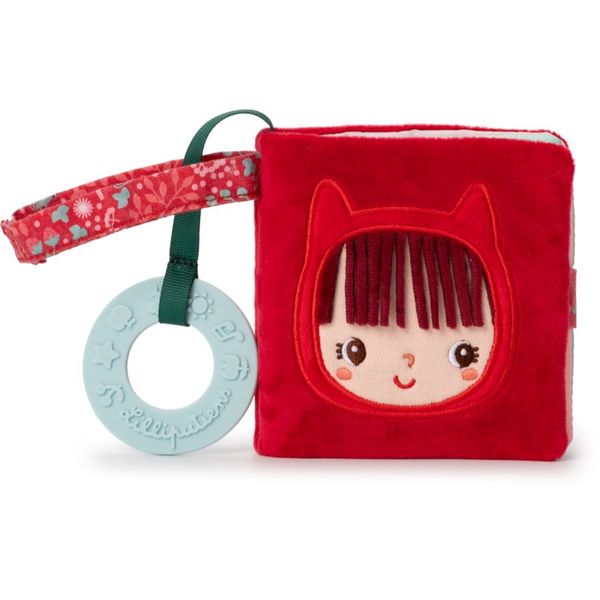Lilliputiens Lilliputiens Playbook Little Red Riding Hood edukativna knjiga kontrastnih boja s grickalicom 6 m+ 1 kom