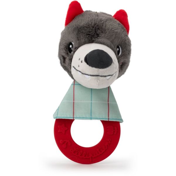 Lilliputiens Lilliputiens Teething Rattle Louis grickalica za bebe 3 m+ 1 kom