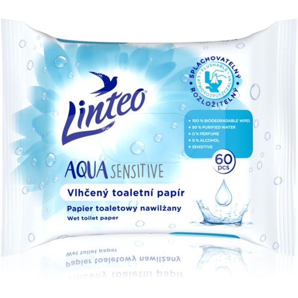 Linteo Linteo Aqua Sensitive vlažni toaletni papir 60 kom