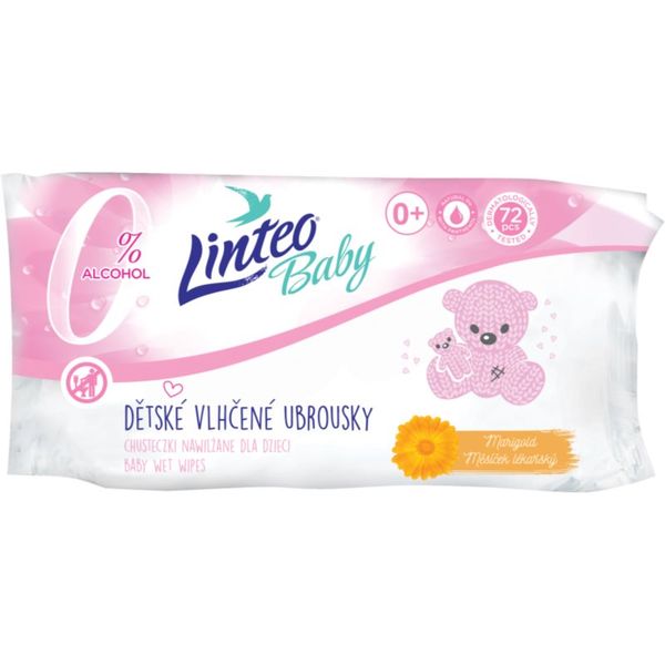 Linteo Linteo Baby vlažne maramice s ljekovitim nevenom 72 kom
