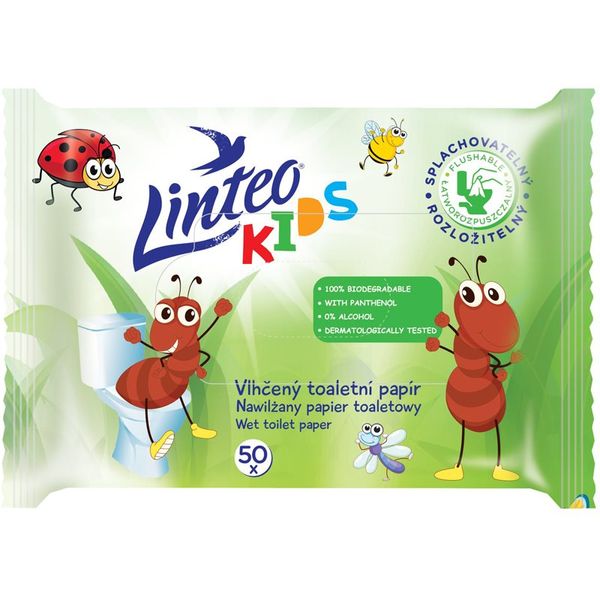 Linteo Linteo Kids Wet Toilet Paper vlažni toaletni papir za djecu 50 kom