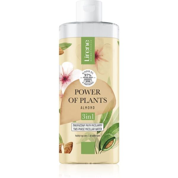 Lirene Lirene Power of Plants Almond micelarna voda 3 u 1 s umirujućim djelovanjem 400 ml